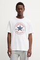Converse t-shirt bawełniany nadruk biały CVM5T459