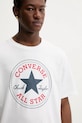 Odzież Converse t-shirt bawełniany CVM5T459 biały