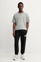 Converse tricou din bumbac CVM5T565 gri AW25