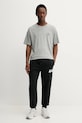 Converse t-shirt bawełniany CVM5T565 szary AW25
