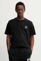 Converse t-shirt bawełniany nadruk czarny CVM5T565