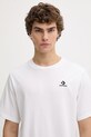 Converse t-shirt bawełniany biały CVM5T876
