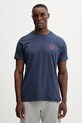 LA Sportiva t-shirt bawełniany Circle Logo bawełna granatowy ZACT189
