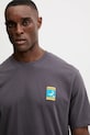 LA Sportiva t-shirt bawełniany Moon Patch szary ZACT231