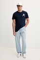 Lacoste T-shirt męski TH1044 granatowy SS26