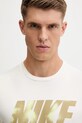 Nike t-shirt kąpielowy beżowy NESSF569