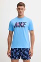 Nike t-shirt kąpielowy sporty wodne niebieski NESSF569