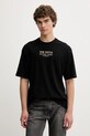 Odzież Von Dutch t-shirt bawełniany VD.1.H.TR.TIGER czarny