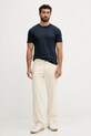 Liu Jo t-shirt bawełniany QXX077.J4799 granatowy AW25