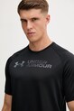 Under Armour t-shirt treningowy UA Tech Reflective czarny 6005116