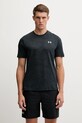 Under Armour t-shirt sportowy UA Tech pozostałe czarny 6005920