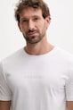 Lindbergh t-shirt bawełniany biały 30.400200B