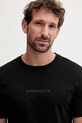 Lindbergh t-shirt bawełniany czarny 30.400200B