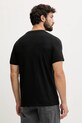 Lindbergh t-shirt bawełniany 30.400235 czarny AW25