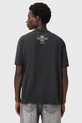 Βαμβακερό μπλουζάκι AllSaints CHINGFORD γκρί M002PD