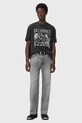 Βαμβακερό μπλουζάκι AllSaints CHINGFORD M002PD γκρί