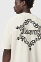 Ρούχα Βαμβακερό μπλουζάκι AllSaints DRIP M005PD λευκό
