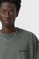 Odzież AllSaints t-shirt bawełniany FUTURE M006PD zielony