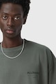 Oblečenie Bavlnené tričko AllSaints FUTURE M006PD zelená