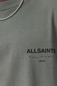 AllSaints t-shirt bawełniany FUTURE zielony M006PD