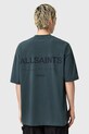 Bombažna kratka majica AllSaints FUTURE Potisk siva M006PD