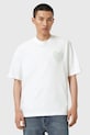 AllSaints tricou din bumbac TRIP print alb M010PD