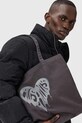 Pamučna torba AllSaints TRIPP M137XD siva
