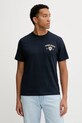 Odzież Guess Jeans t-shirt bawełniany M5BI41.K8FQ4 granatowy