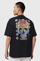 AllSaints t-shirt bawełniany TRANCE nadruk czarny M022PD