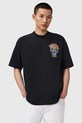 AllSaints t-shirt bawełniany TRANCE czarny M022PD