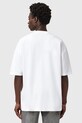 Odzież AllSaints t-shirt bawełniany WAVED M016JD biały