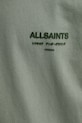 Bavlnené tričko AllSaints XANDER M030JC zelená