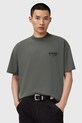 AllSaints t-shirt bawełniany XANDER bawełna zielony M030JC