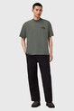 AllSaints t-shirt bawełniany XANDER M030JC zielony