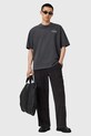 AllSaints t-shirt bawełniany HERALD M015PD czarny