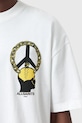 Îmbrăcăminte AllSaints tricou din bumbac SCREWED M021PD alb
