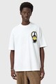 AllSaints t-shirt bawełniany SCREWED biały M021PD