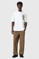 AllSaints t-shirt bawełniany SCREWED M021PD biały