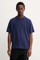 Abercrombie & Fitch t-shirt bawełniany bawełna granatowy KI124.5394.200