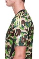 adidas Originals t-shirt BAPE FB JERSEY KB2202 zielony AW25