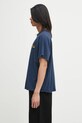 RHUDE t-shirt bawełniany Classique Raglan RHPF25TT16012 granatowy AW25