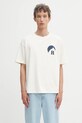 Abbigliamento RHUDE t-shirt in cotone Moonlight RHPF25TT02012 beige