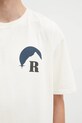RHUDE t-shirt in cotone Moonlight beige RHPF25TT02012