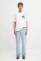 RHUDE t-shirt in cotone Moonlight RHPF25TT02012 beige