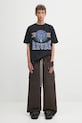 RHUDE t-shirt in cotone Cotswold Crest RHPF25TT06012 nero