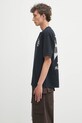 Памучна тениска RHUDE RHPF25TT07012 черен AW25