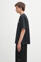 RHUDE t-shirt in cotone International Racing Logo RHPF25TT10012 nero AW25