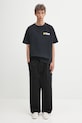 RHUDE t-shirt in cotone International Racing Logo nero RHPF25TT10012