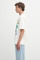 RHUDE t-shirt in cotone Roadway Racing RHPF25TT11012 beige AW25
