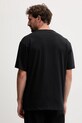 Odzież Rossignol t-shirt bawełniany WATERFALL RELAX RLOMY05 czarny